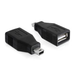 Delock Adaptér USB 2.0  Samice > USB mini konektor SAMEC