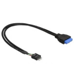 DeLock adaptér USB 3.0 19-pin samice na USB 2.0 8-pin samec