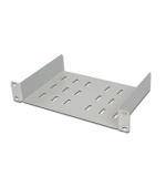 Digitus 254 mm (10 ") 1U pevná police 44x254x150 mm, barva šedá (RAL 7035)