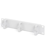 Digitus 254 mm (10 ") 1U panel pro správu kabelů 3x kabelové kroužky, 44x254x60 mm, šedá (RAL 7035)