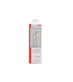 Ednet -  Apple IP5 nabíjecí a datový kabel, Lightning, Apple 8pin - USB A, 1,0 m, USB 2.0, MFI, zlacené konektory