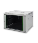 Digitus 7U skříňka montáž na stěnu , 416.15x600x450 mm, barva šedá (RAL 7035