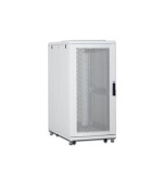 DIGITUS 26U serverový stojan, Unique Series, dveře z děrované oceli 1340x600x1000 mm, barva šedá (RAL 7035)