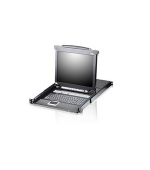 ATEN CL5716N SINGLE RAIL 16P PS/2-USB LCDKVMP 19INCH W/LED LIGHT/USA KB/EU