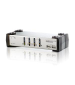 ATEN CS1734AC-AT 4  PORT KVM & USB FOR PS2 W/1.8