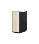 Digitus 32U SOUNDproof rack, 1666x750x1130 mm dřevěný dekor javor, černý (RAL 9005)