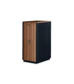 Digitus 32U SOUNDproof rack, 1666x750x1130 mm dřevěný dekor teak, černý (RAL 9005)