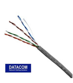 DATACOM UTP flex, Cat.5e PVC,šedý, 100m, lanko