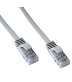 DATACOM Patch cord UTP CAT6 1m šedý FLAT plochý