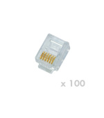 DATACOM Plug UTP CAT3 6p6c- RJ12 lanko - 100 pack