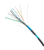 DATACOM FTP drát CAT5E LSOH,Eca 305m box šedý