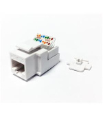 DATACOM Keystone RJ45 UTP CAT5E samořezný bílý