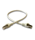 DATACOM Patch cord S/FTP CAT6A 0,5m šedý