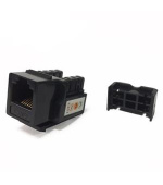 DATACOM Keystone RJ12 UTP CAT3 (DUAL) MINI černý