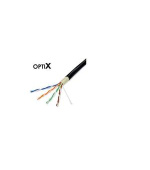 OPTIX UTP kabel OPTIX (drát) Cat5e Outdoor černý -40 - 70°C, bal.305m Double Jacket