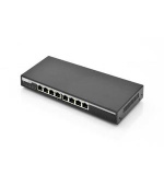 Digitus Gigabit Desktop PoE af/at 8-Port Switch 10/100/1000Mbps, 135W PoE Power Budget, metall housing