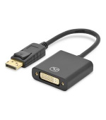 Digitus kabelový adaptér DisplayPort, DP - DVI (24 + 5) M / F, 0,15 m, bez blokování, kompatibilní s DP 1.1, CE, bl