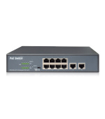DIGITUS 8 Port Fast Etherent PoE Switch + 2 Uplinks