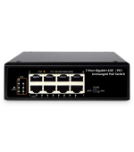 DIGITUS Professional Industrial 7-port Gigabit PoE+ switch with 1x PD port