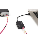 DIGITUS Gigabitový ethernetový adaptér USB typu C + PD s funkcí napájení