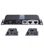 PremiumCord HDMI 1-2 splitter+extender po CAT6/6a/7, FULL HD, 3D