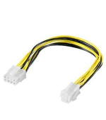 PremiumCord Redukce napájení 8 pin/Male zdroj na P4 4pin/Female