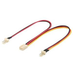 PremiumCord Rozdvojka pro napájení ventilátorů 3pin TX 22cm