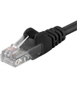 PremiumCord Patch kabel UTP RJ45-RJ45 CAT6 0.5m black