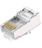 PremiumCord Konektor RJ 45 stíněný, Cat6