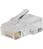 PremiumCord Konektor RJ45 8pinů - na drát, balení 100ks v sáčku