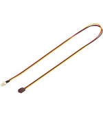 PremiumCord prodlužovací kabel pro ventilátor počítače, 3pinový konektor samec / samice, délka 60cm