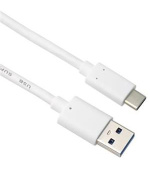 PremiumCord kabel USB-C - USB 3.0 A (USB 3.1 generation 2, 3A, 10Gbit/s) 2m bílá