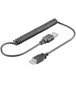 PremiumCord USB 2.0 kabel prodlužovací kroucený, A-A, 50cm až 150cm