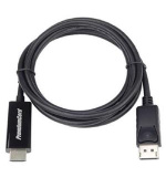 PremiumCord DisplayPort 1.2 na HDMI 2.0 kabel pro rozlišení 4Kx2K@60Hz, 2m