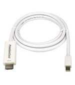 PremiumCord mini DisplayPort 1.2 na HDMI 2.0 kabel pro rozlišení 4Kx2K@60Hz, 1m