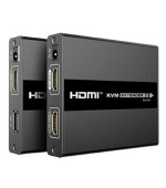 PremiumCord HDMI KVM extender s USB na 60m přes jeden kabel Cat5/6, bez zpoždění