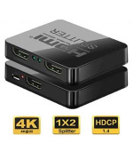 PremiumCord HDMI splitter 1-2 porty, s napájením z USB, 4K, FULL HD, 3D