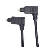 PremiumCord Kabel Toslink 90° - Toslink 90°, tloušťka kabelu:4.0mm, délka 2m