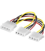 PremiumCord Kabel napájecí HDD 5,25"-2x5,25"