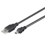 PremiumCord Kabel USB 2.0, A-B mini, 5pinů, 20cm