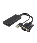 PremiumCord VGA+audio elektronický konvertor na rozhraní HDMI