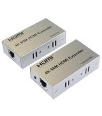 PremiumCord 4K HDMI extender na 60m přes jeden kabel Cat5e/Cat6