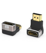 PremiumCord 8K Adaptér spojka HDMI A - HDMI A, F/M, zahnutá do pravého úhlu 90°
