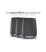 Netgear ORBI AX6000 TB 1ROUT+2SATEL BNDL, Black