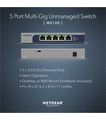 Netgear5-Port Multi-Gigabit (2.5G) Ethernet Unmanaged Switch