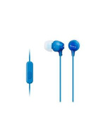 SONY MDR-EX15AP - Sluchátka do uší s mikrofonem - Blue