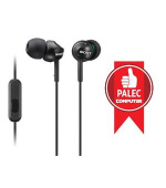 SONY MDR-EX110AP Sluchátka do uší s mikrofonem, rozsah 5 až 24000 Hz - Black