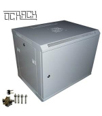 OCRACK 19" OCC-15U-4P rozvaděč nástěnný 15U/450mm plechové dveře