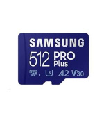 Samsung/micro SDXC/512GB/180MBps/Class 10/+ Adaptér/Modrá