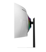 Samsung OLED LCD Odyssey G9 49" zakřivený/5120x1440/0,03ms/1M:1/250 nits/DP/HDMI/mHDMI/3x USB/Repro/Pivot/VESA/stříbrná